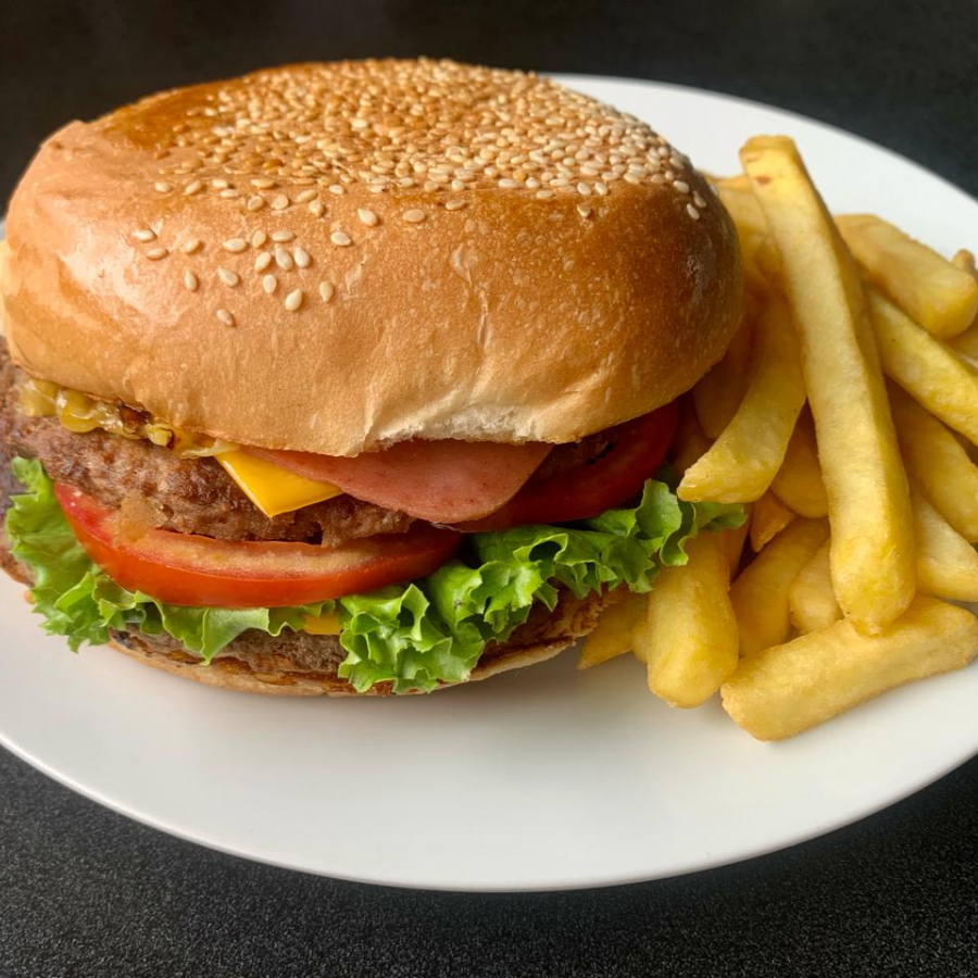 1 Hamburguesa con Papas