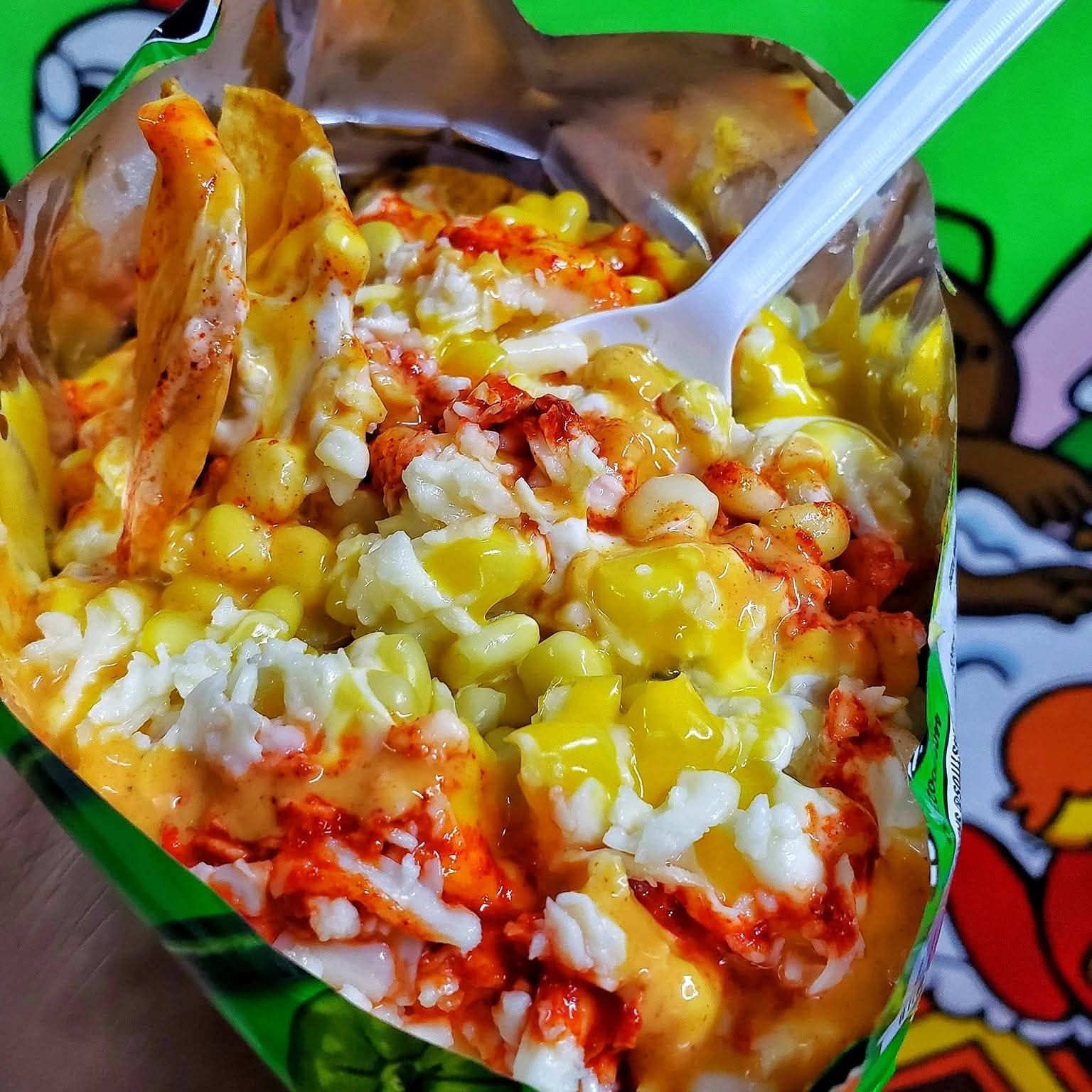Tostitos con Elote