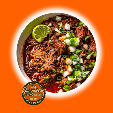 Consomé con Birria Medio Litro