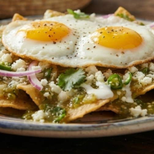 Chilaquiles Huevo Estrellado