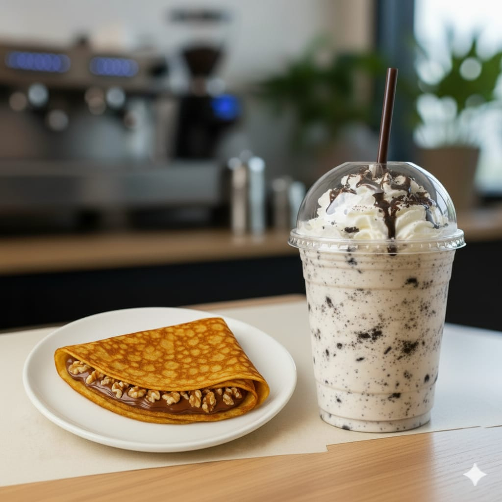 El Match Perfecto (1 Crepa y 1 Frappe)