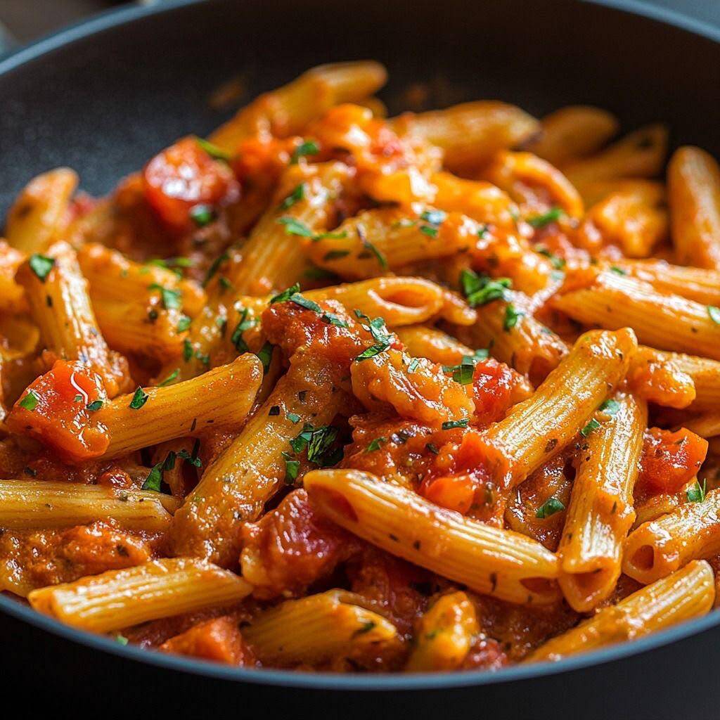 Massa penne ao molho de tomate, preparada com calabresa em cubos e azeitonas verdes selecionadas. Uma combinação clássica, saborosa e preparada com ingredientes de qualidade.