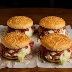 4 Hamburguesas Tradicionales