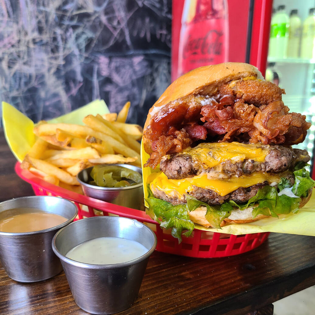 Hamburguesa de Tocino
