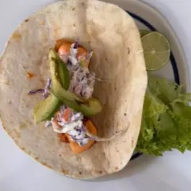 Taco de Camarón Roca