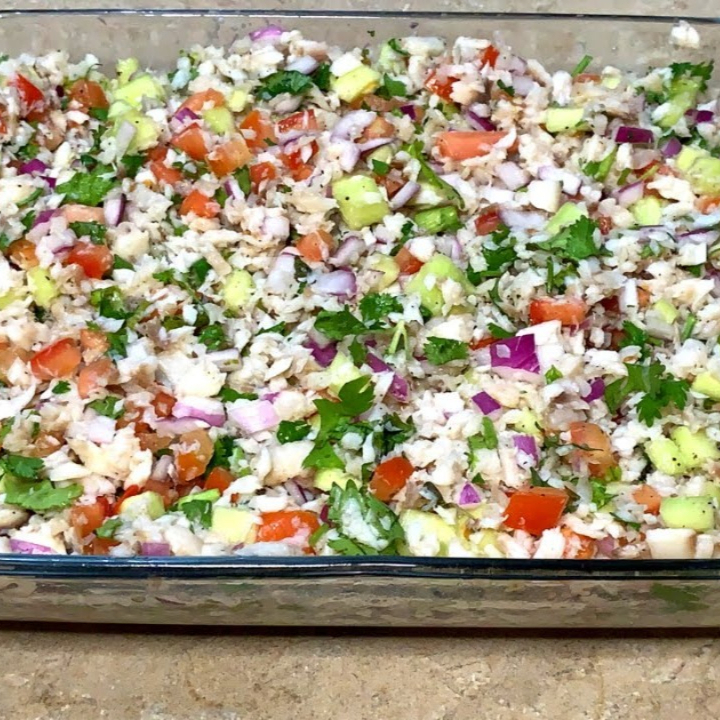 Ceviche de Pescado MEDIO LITRO