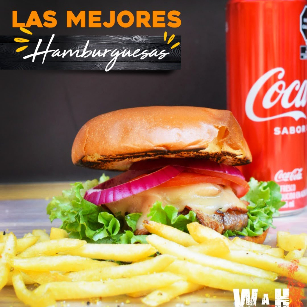 Hamburguesa Con Papas