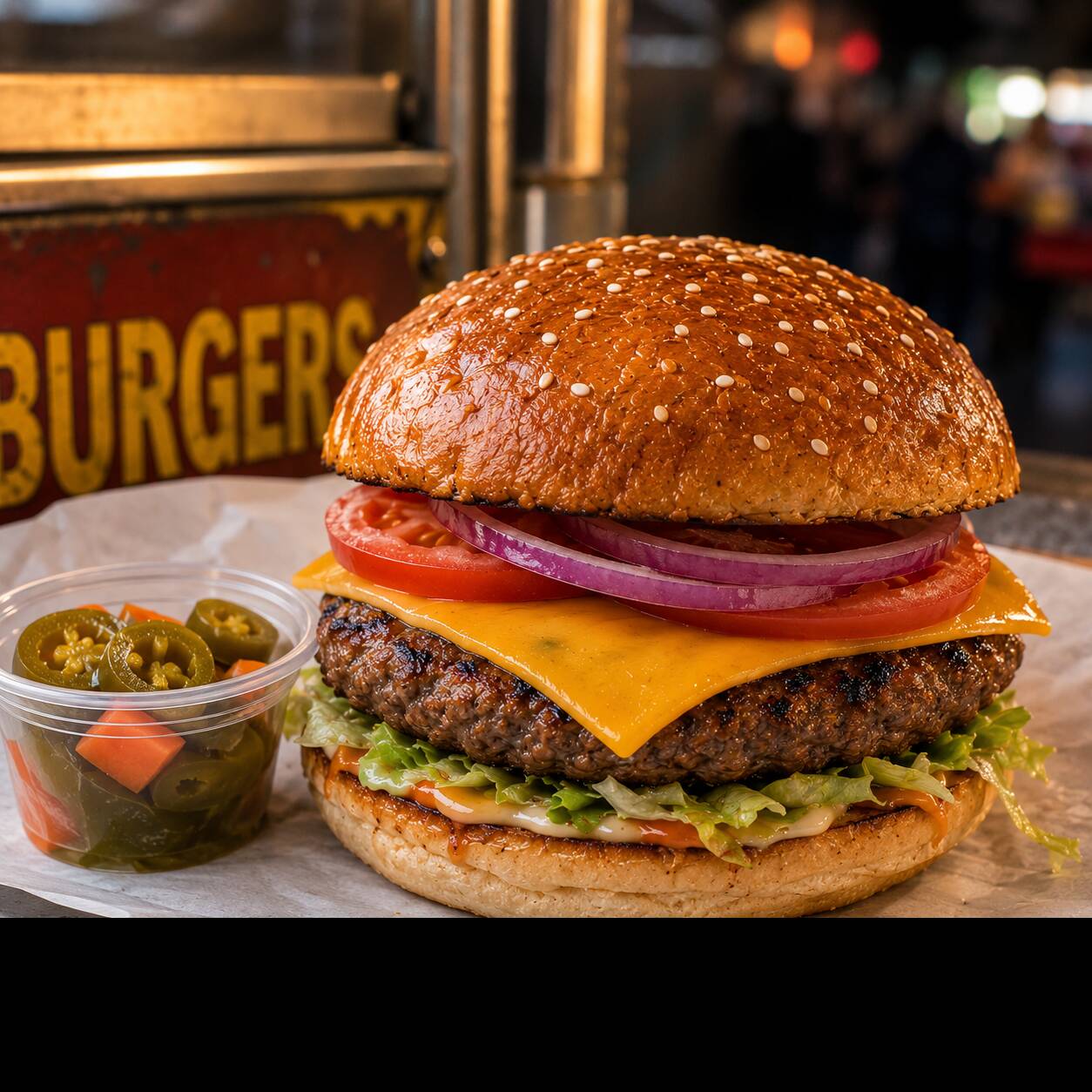 Hamburguesa de Res🍔🔥