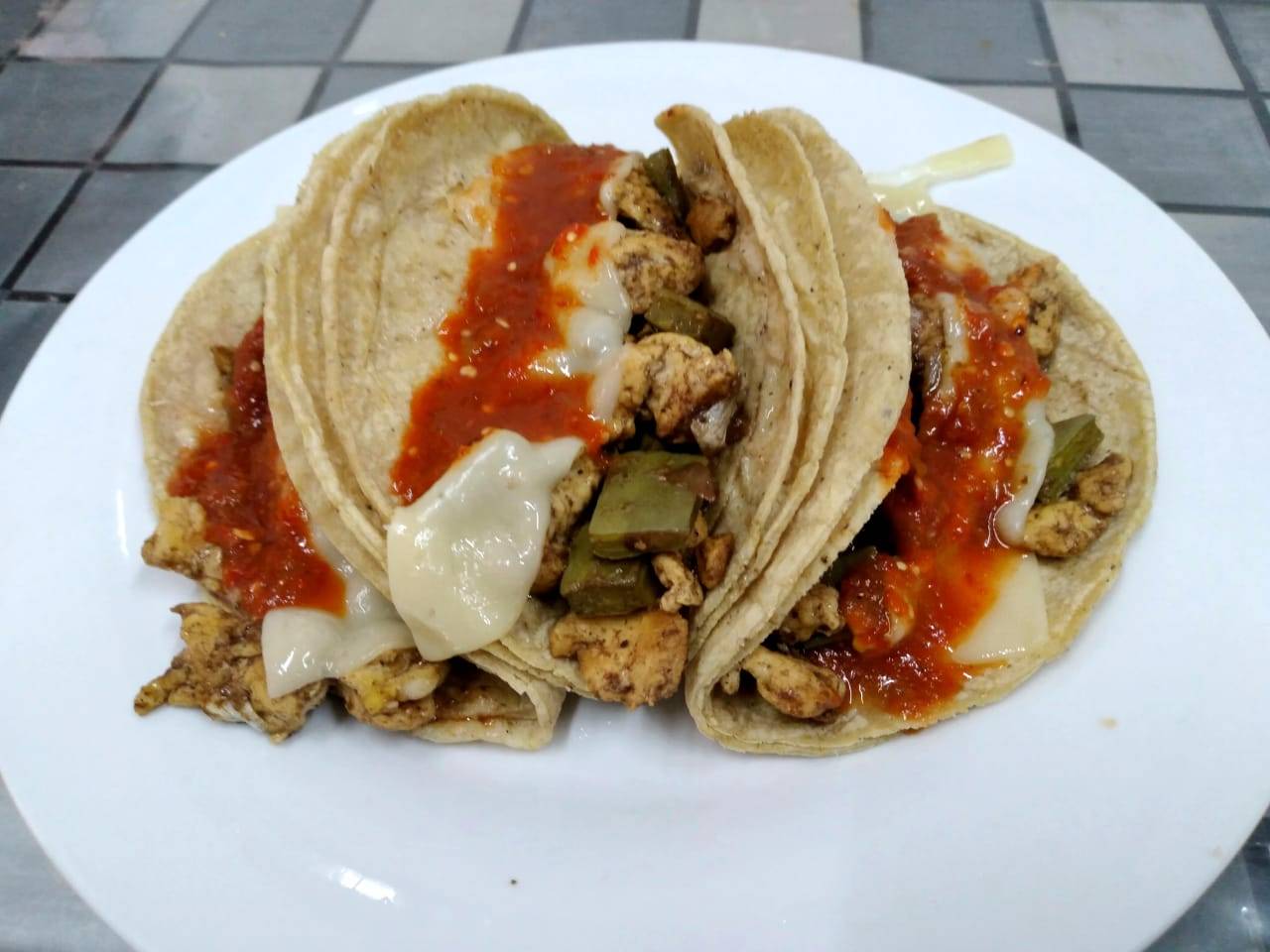 3 Tacos de Birria doble