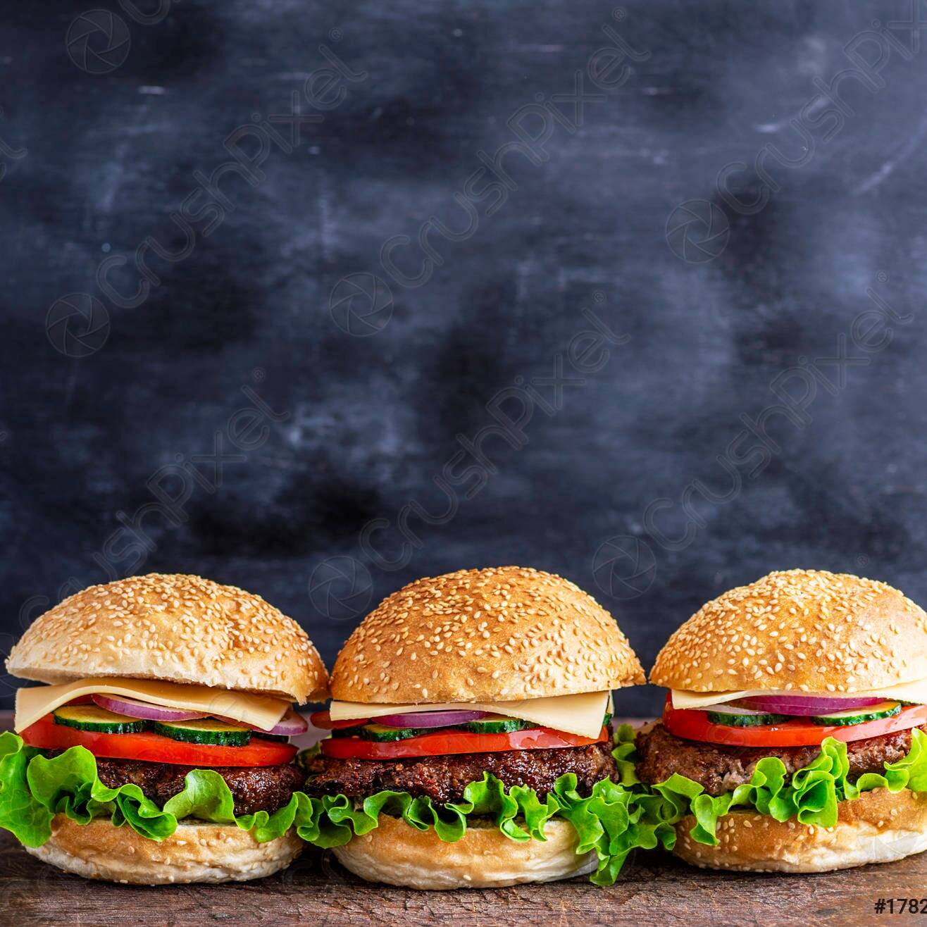 3 Hamburguesas Sencillas