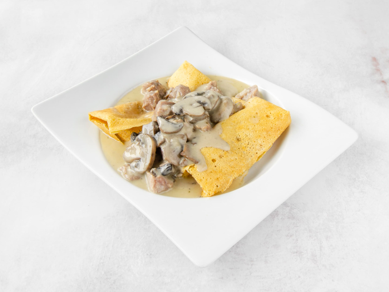 Crepe Ternera y Champiñones