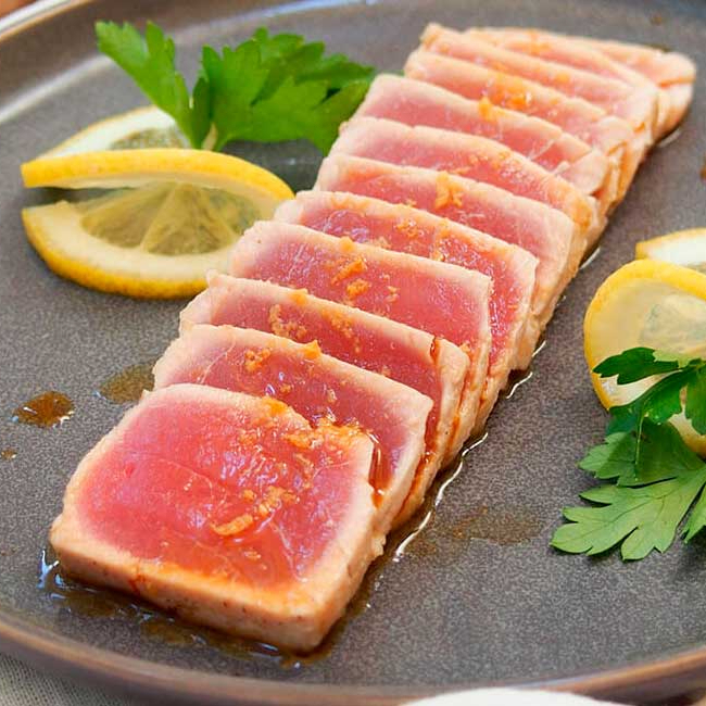 Tatataki De Atun Con Salsa Ponzu