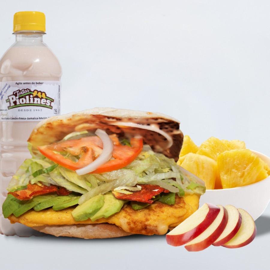 Torta de Omelette con Chorizo