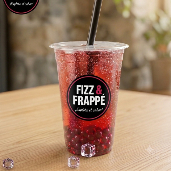 Soda Cereza Boba Explosiva