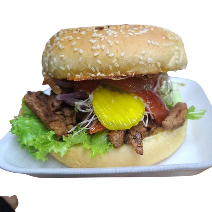 Hamburguesa 100% corte de arrachera