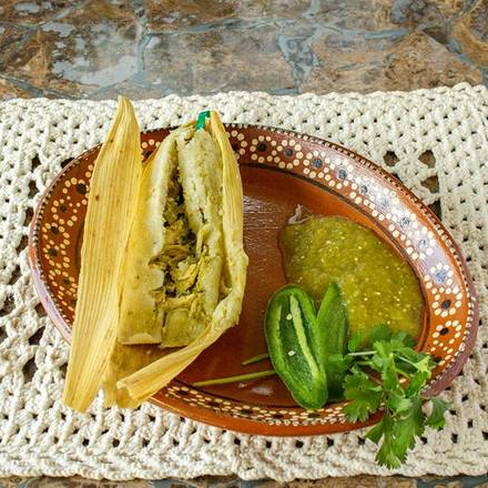 Tamal de Salsa Verde