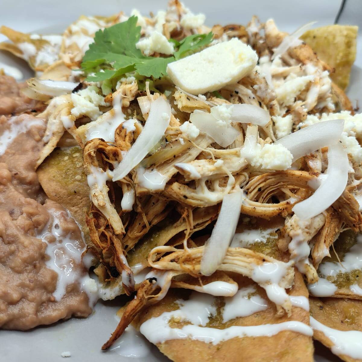 Chilaquiles con Pollo