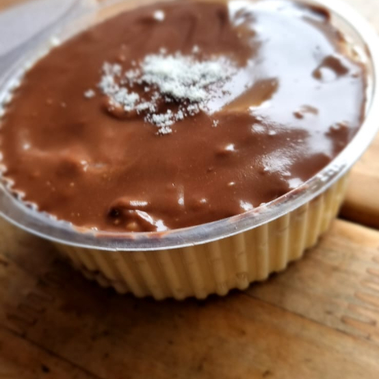Delicioso mousse de Maracujá com Ganache