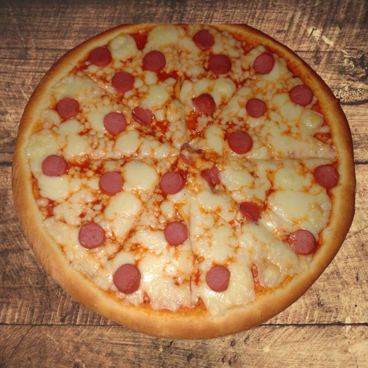 Pizza de Salchicha