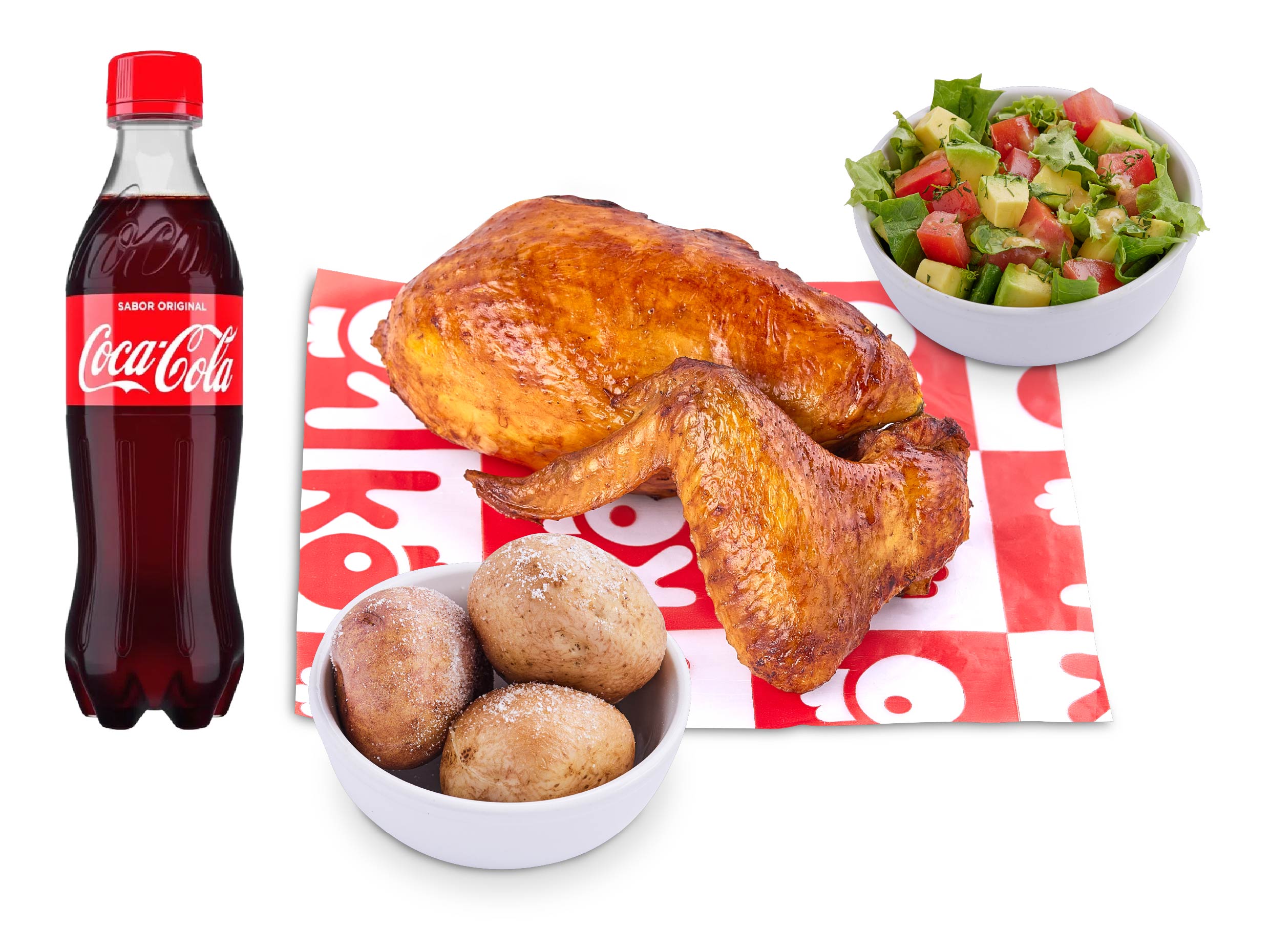 Kombo 2 presas kokoriko asado