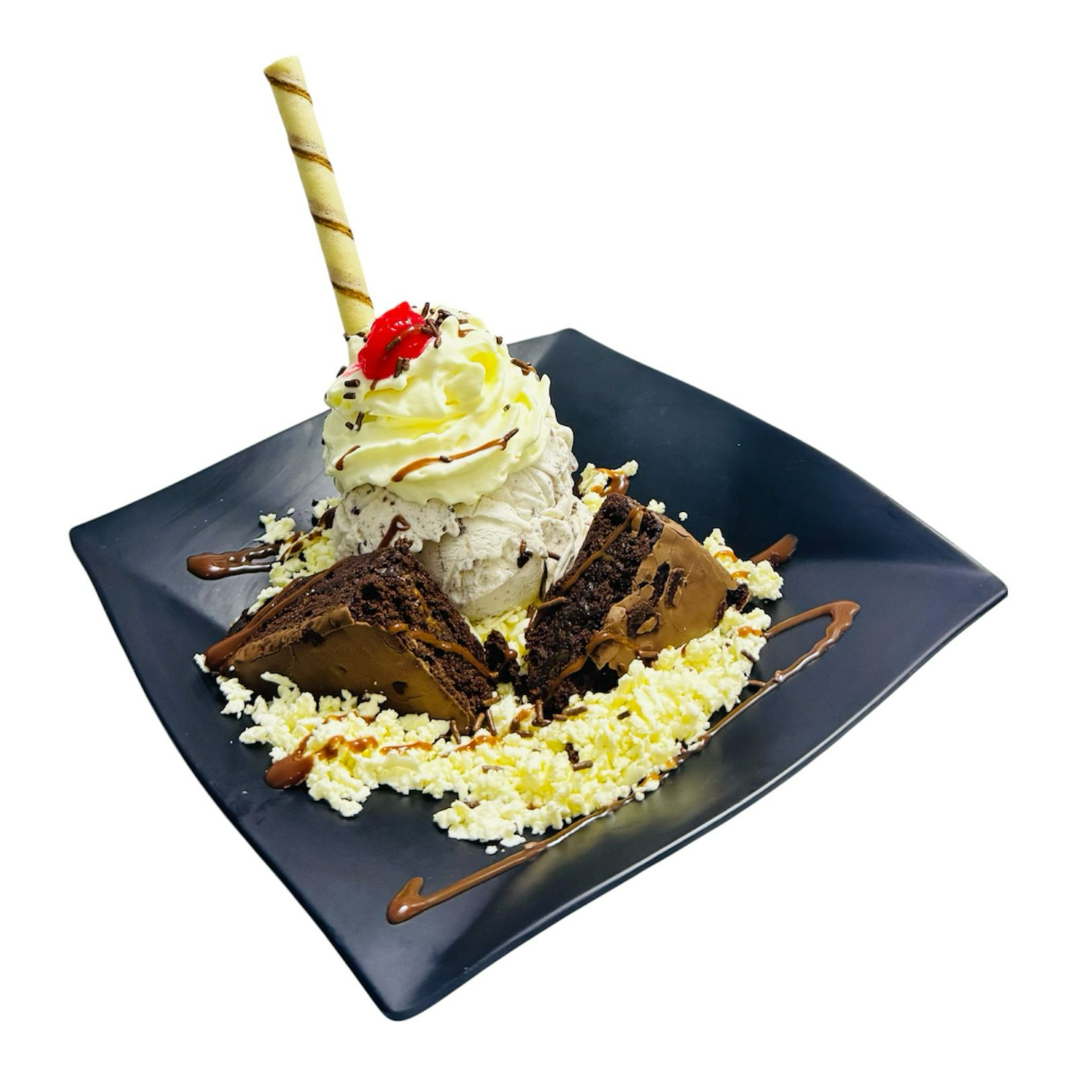 Brownie con Helado