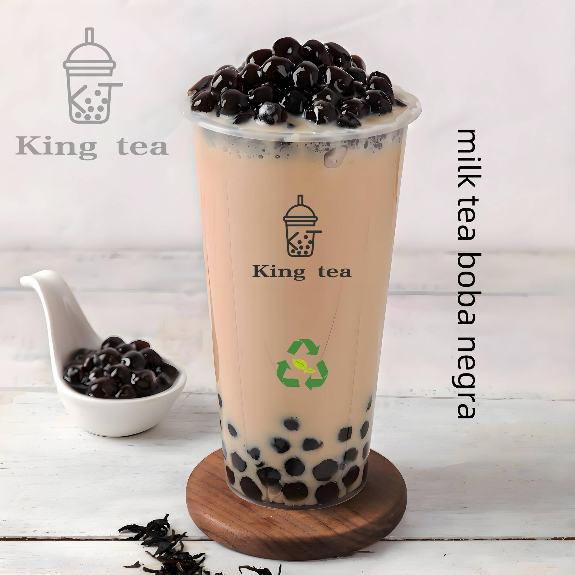 Milk Tea Boba Negra