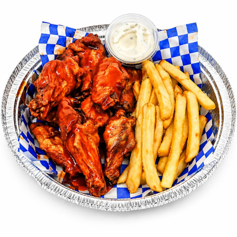 20 Alitas+papas