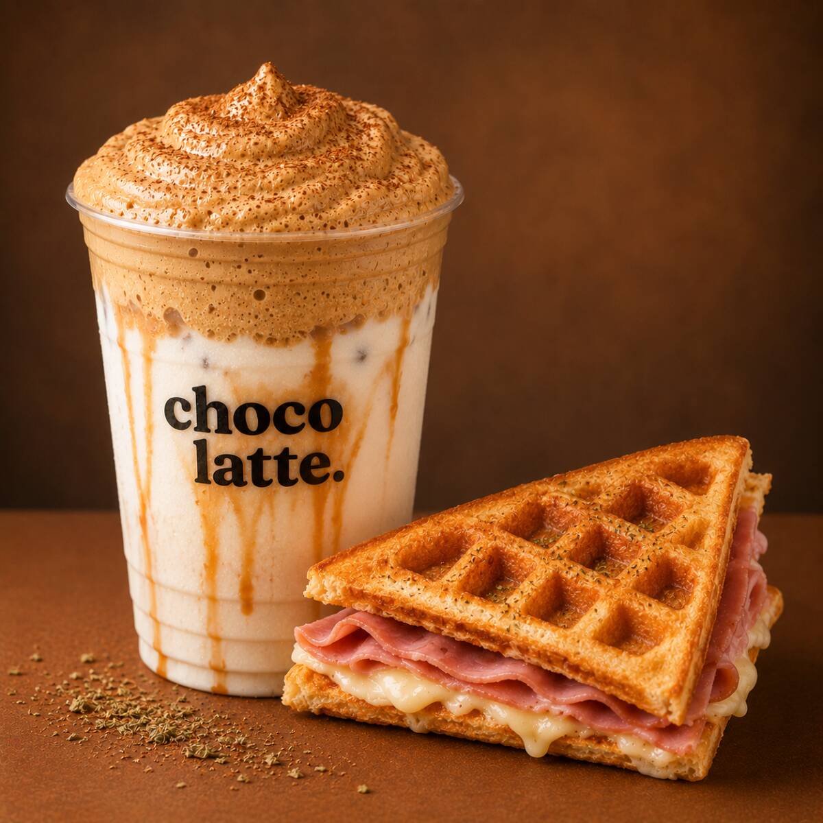 combo waffle salado