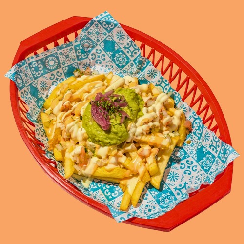Papas Mexicanas + Bebida