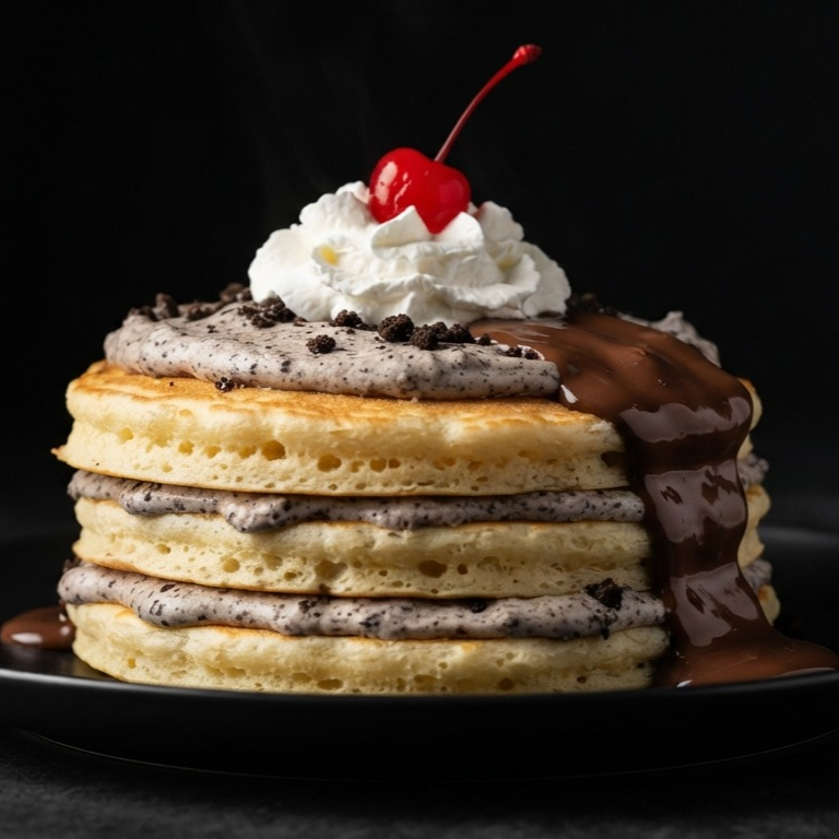 Pancakes Cookies and Cream