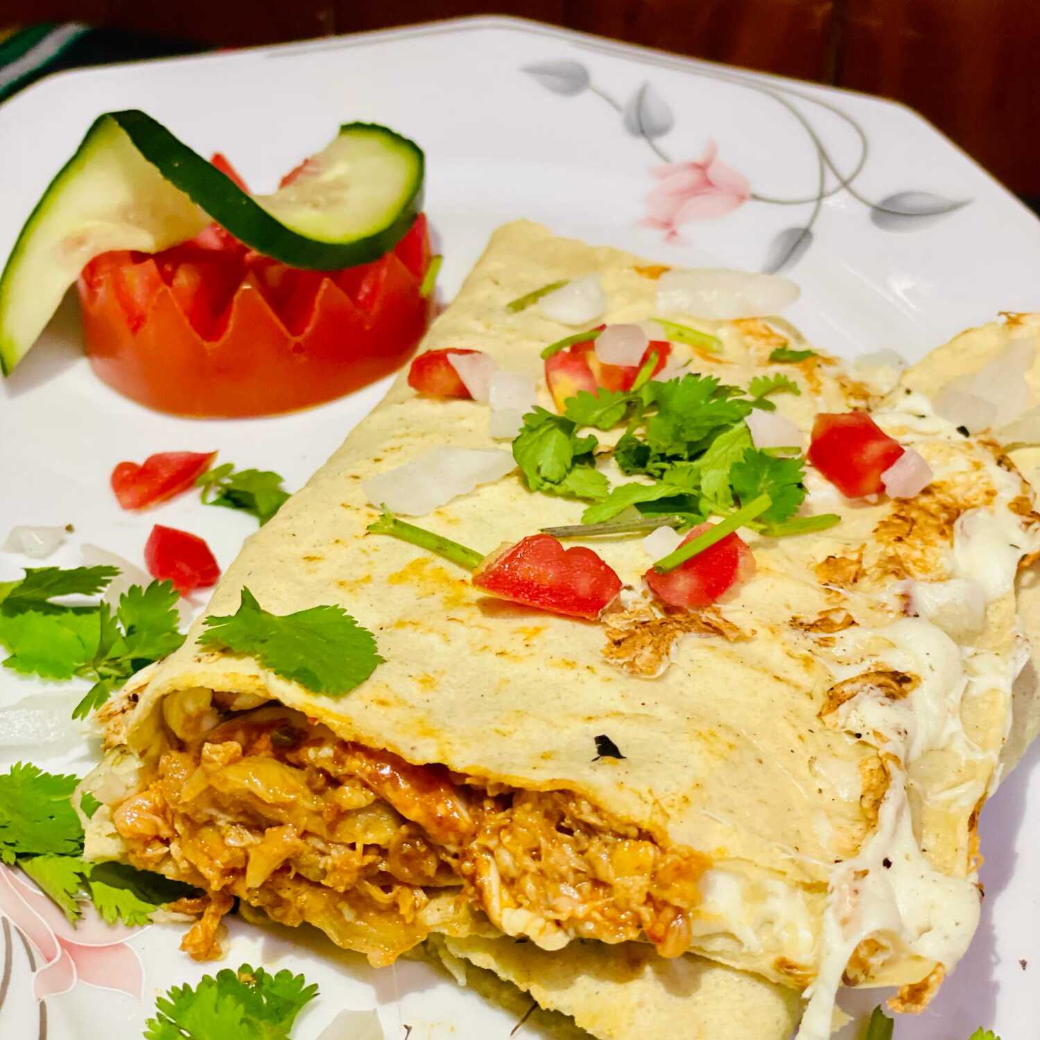 Quesadilla de Chicharrón+Quesillo