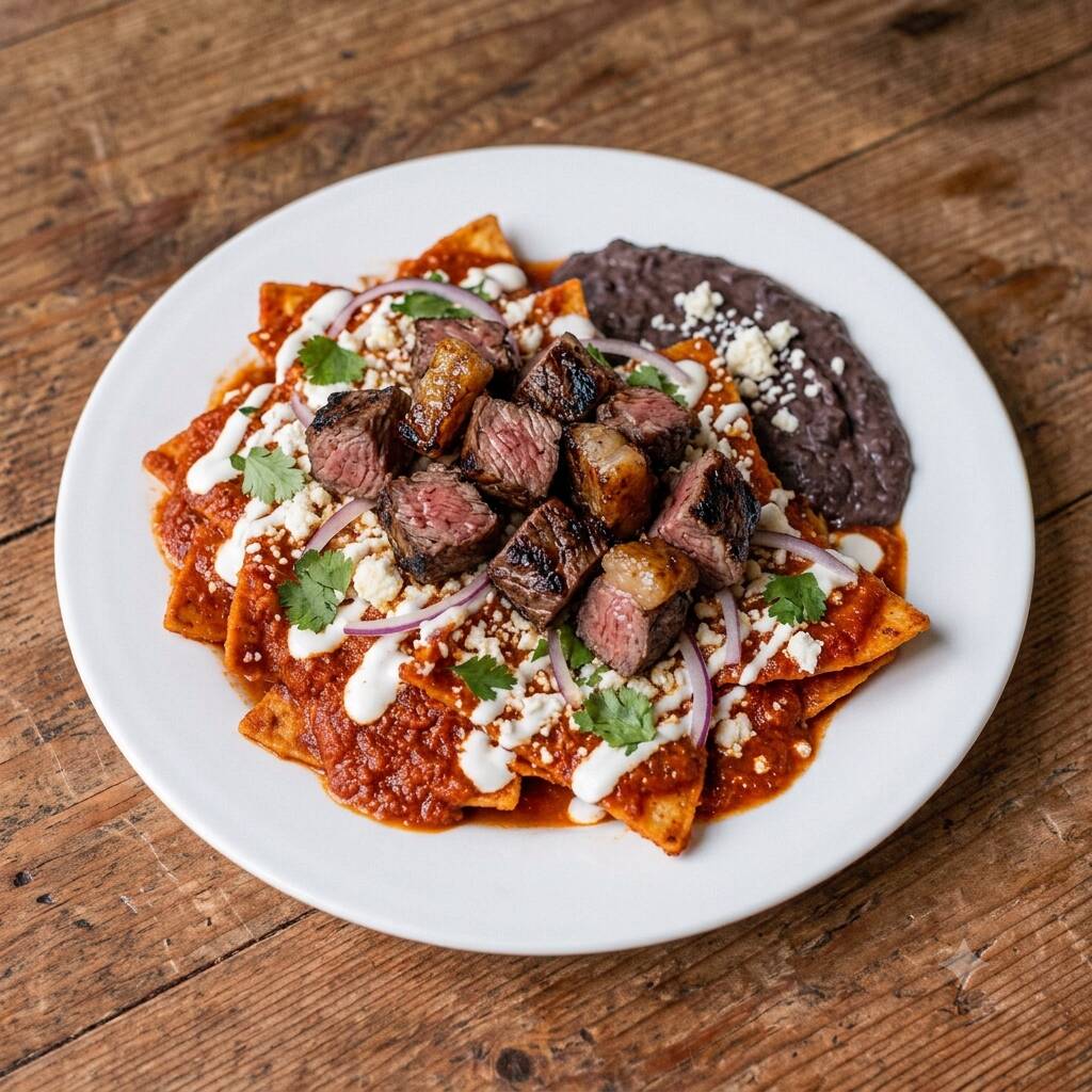 CHILAQUILES CON PICAÑA