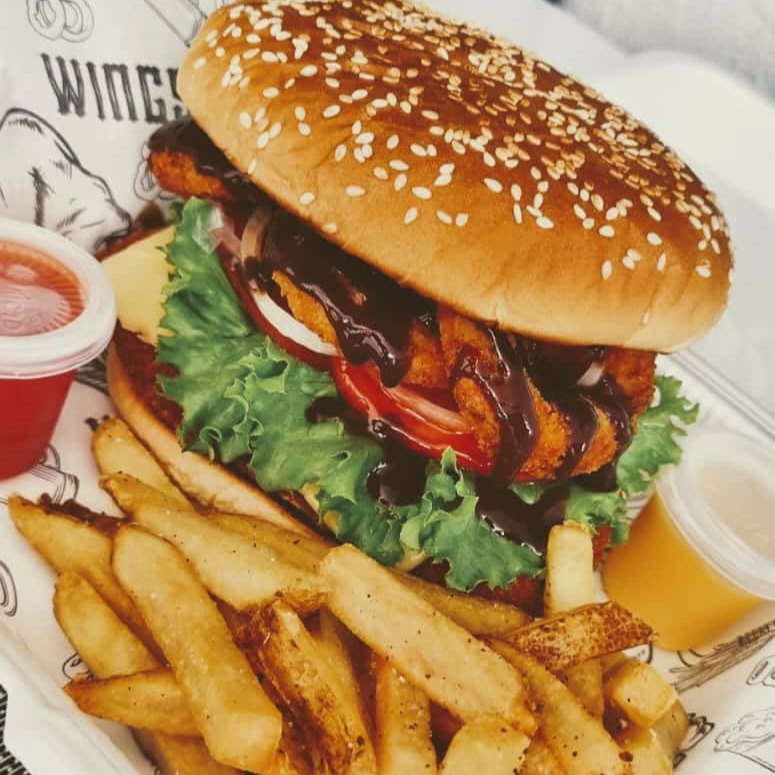 Hamburguesa Especial de Pollo
