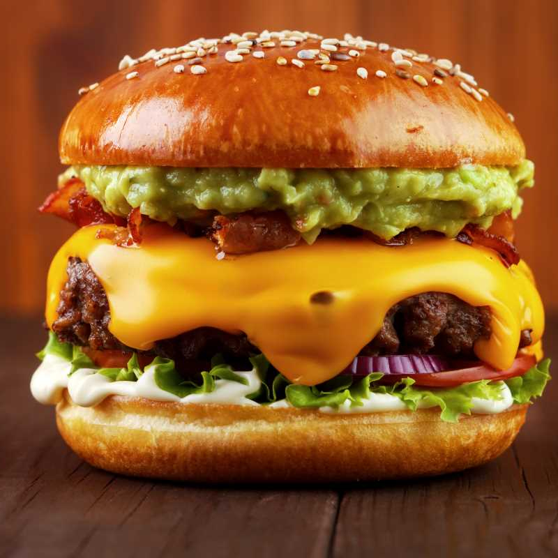 Hamburguesa Verde Suprema