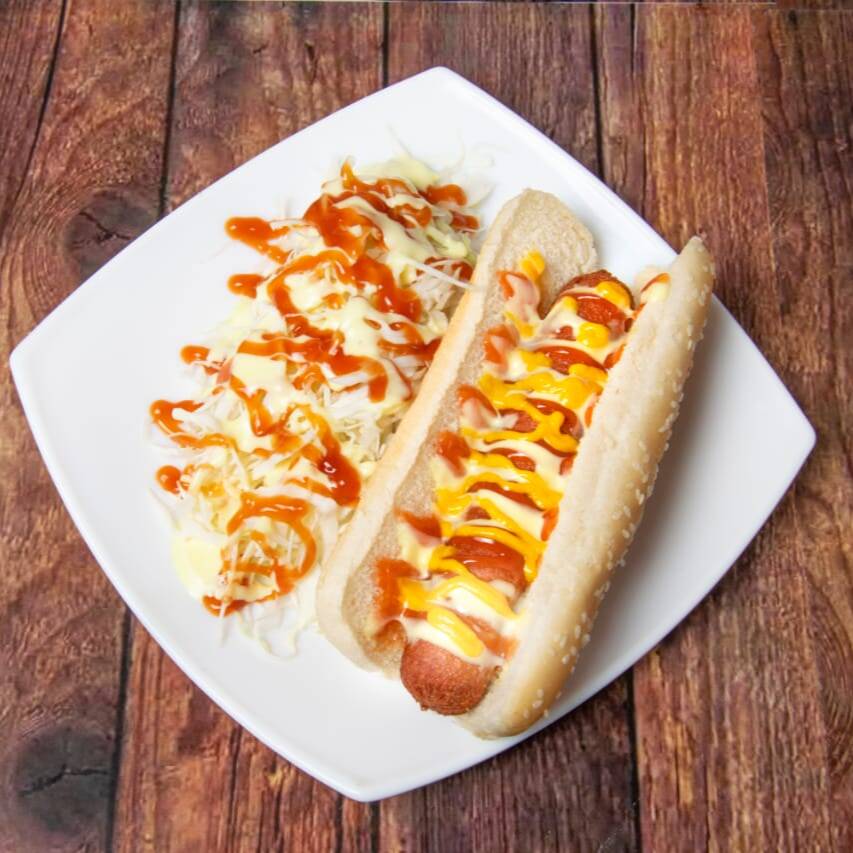 Hot Dog con Papas o Doritas