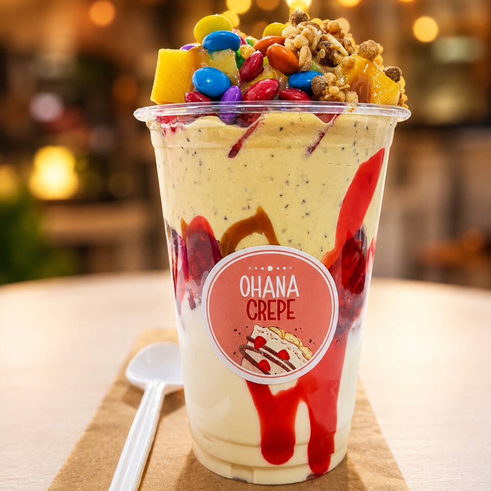 Fresas con Crema Mediano