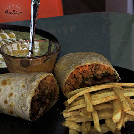 Burrito de Milanesa de Pollo