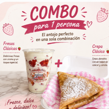 Fresas +crepa