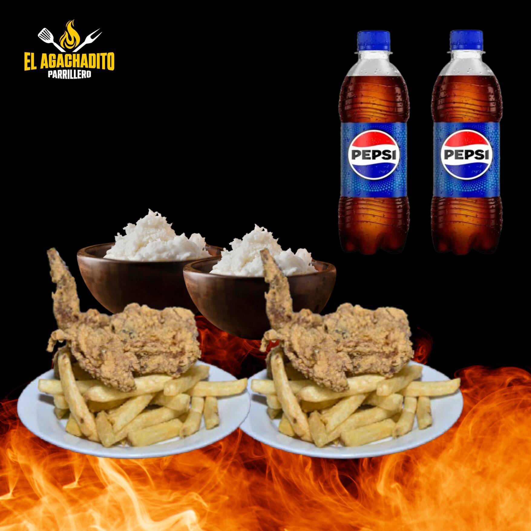 Super Promo: 2 alas + 2 gaseosas