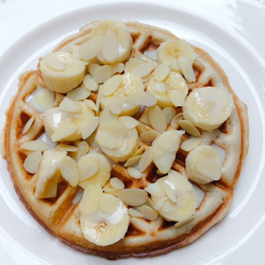 Waffle Circular de Avena
