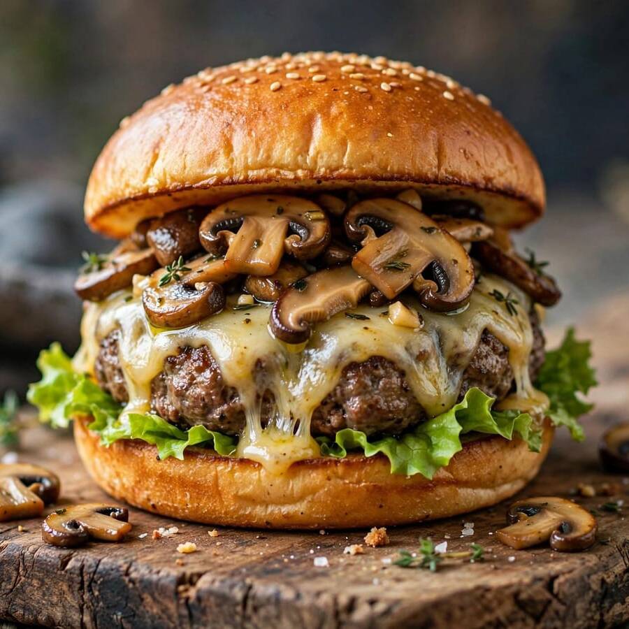 Hamburguesa Champiñón