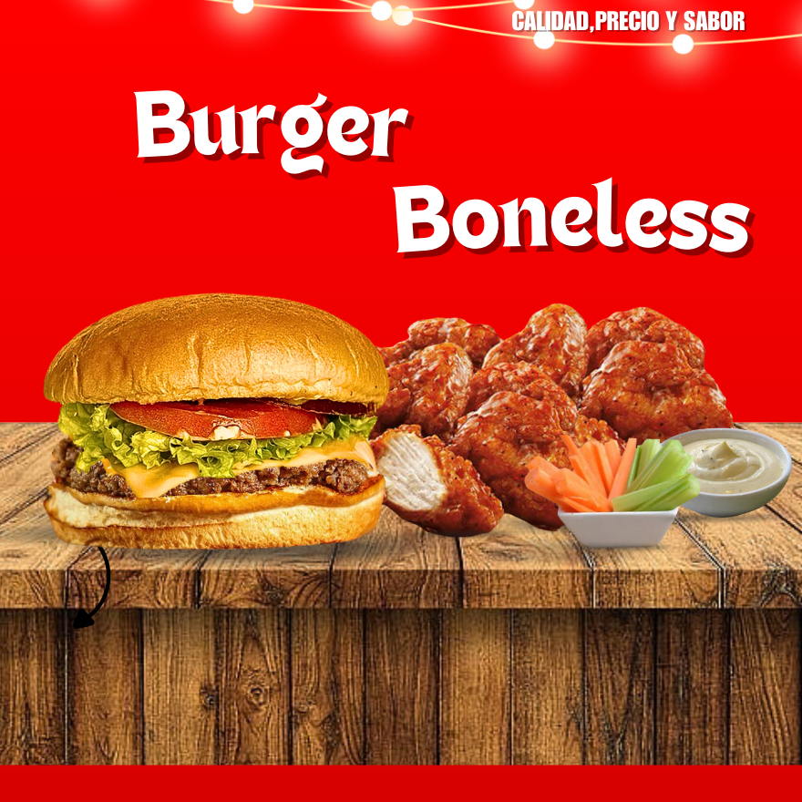 Burger-15 Boneless