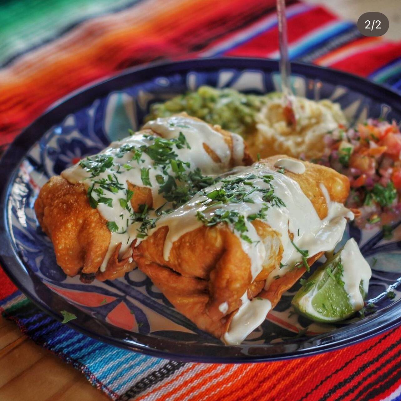 Chimichangas de Pollo
