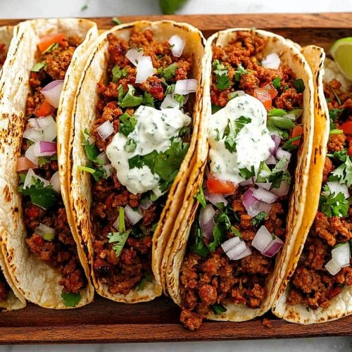 Tacos de Chorizo