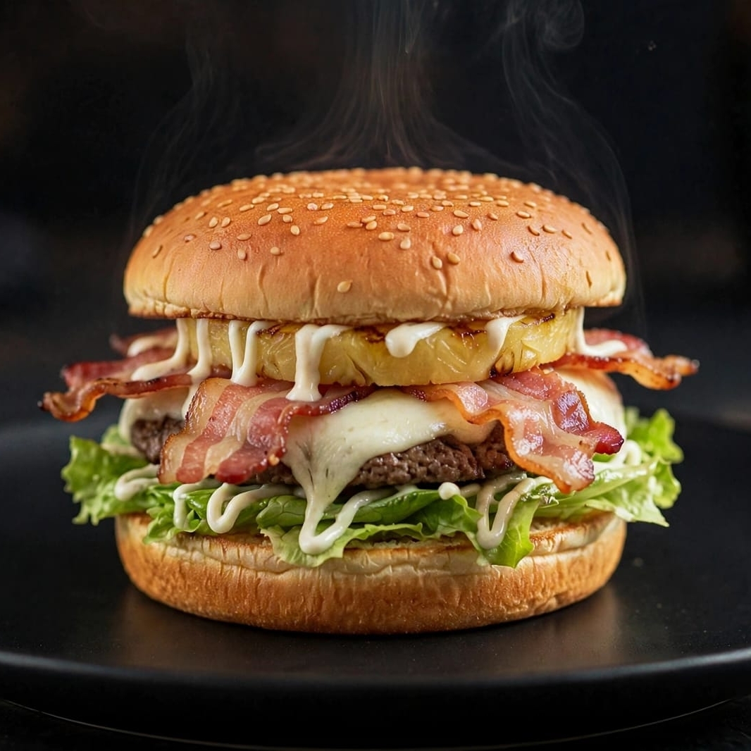 Hamburguesa Hawaiana