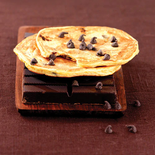 Hot cakes con chispas de chocolate