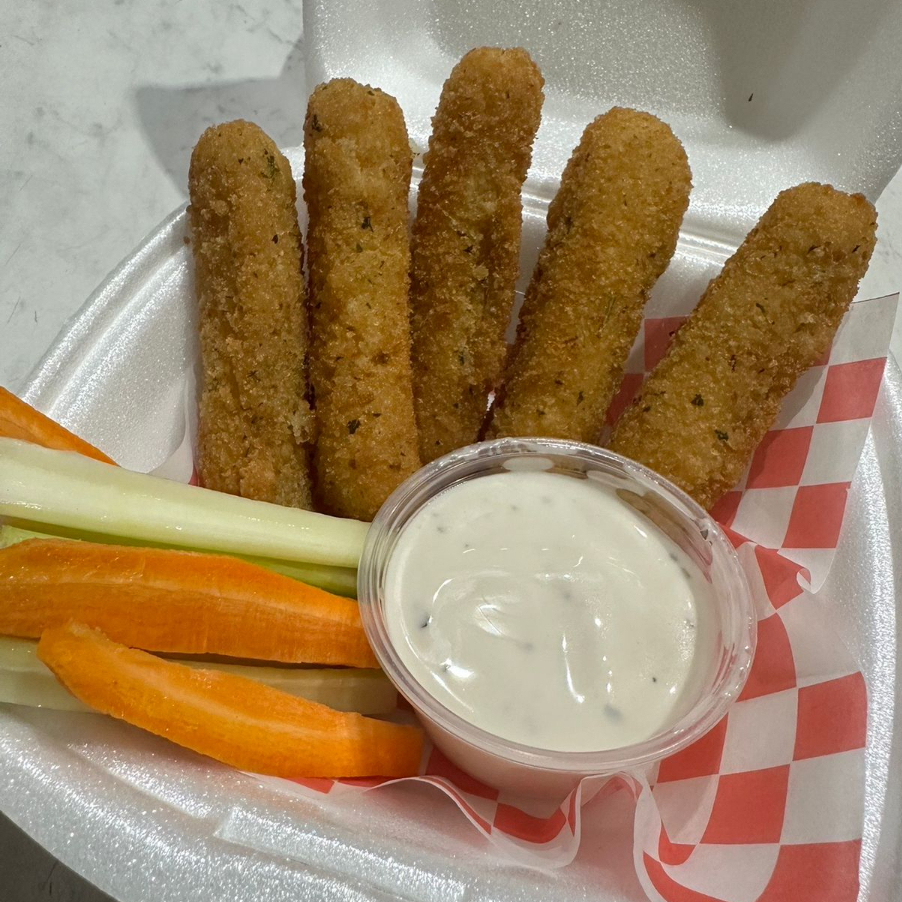 dedos de queso (5 piezas )