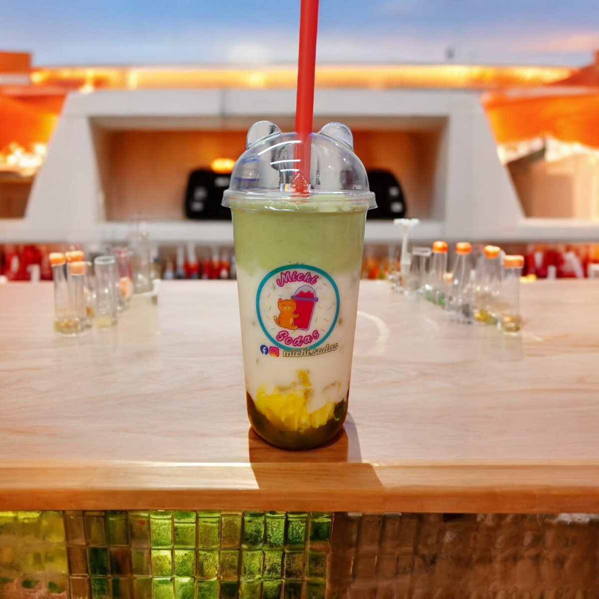 Nube de Burbujas Mango - Matcha