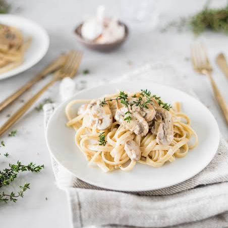 Pasta Champiñones
