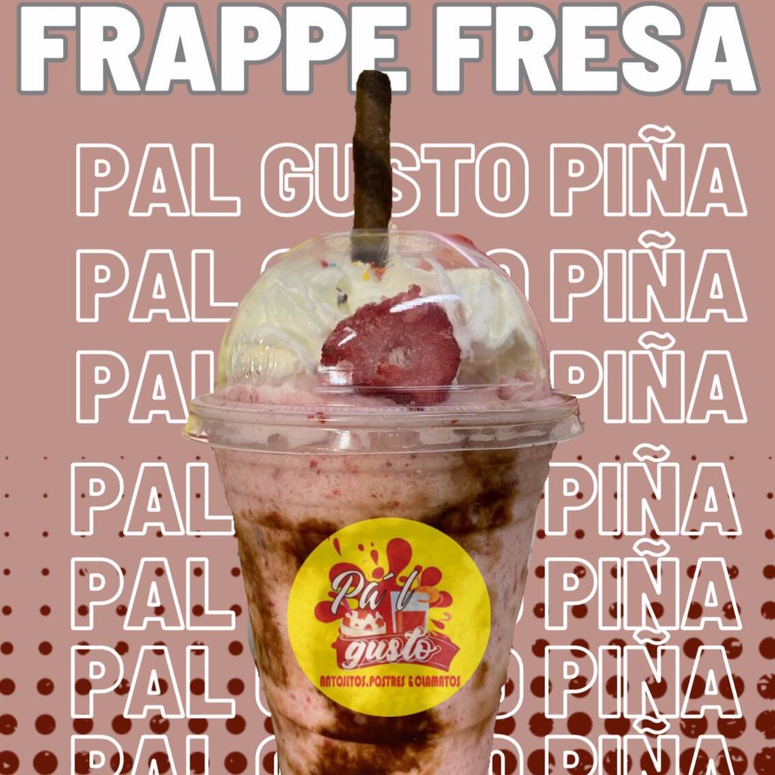 Frappé de Fresa